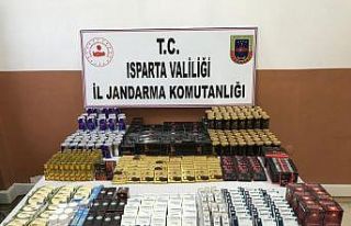 Isparta’da çok sayıda kaçak cinsel uyarıcı...