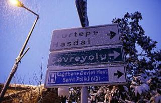 İstanbul’da kar yağışı vatandaşlara zor anlar...