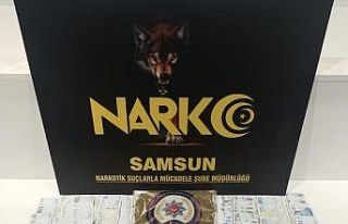 İstanbul’dan Samsun’a uyuşturucu getirirken...