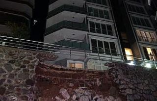 İstinat duvarı çöktü, sesi duyan "deprem...