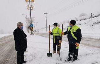 İvrindi kar engelini aştı