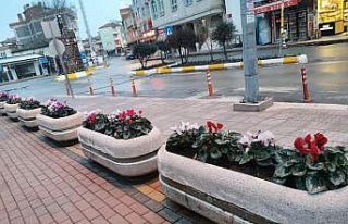 İvrindi’de meydanlar çiçekler açtı