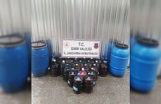 İzmir’de kaçak içki operasyonu: 880 litre kaçak...