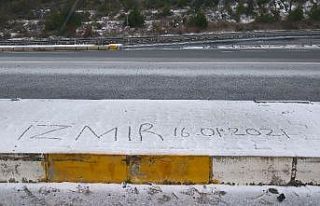 İzmir’e yılın ilk karı düştü