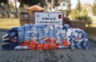 Jandarma sahte temizlik ürünleri ele geçirdi