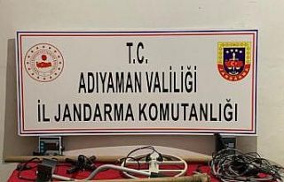 Jandarmadan kaçak kazıya suçüstü