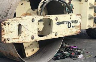 Kaçak avcıların bıldırcın ses cihazları silindirle...