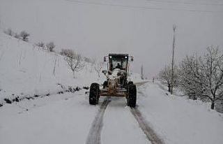 Kahramanmaraş’ta karla mücadele