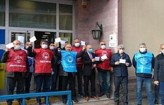 Kamu-Sen Kırşehir temsilciliği, ek zam talepli...