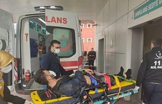 Kamyonetin çarptığı vatandaş yaralandı