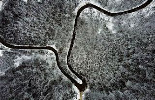 Kar yağdı, vatandaşlar çılgınca eğlendi