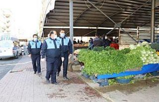 Karaköprü’de pazar yerleri denetlendi