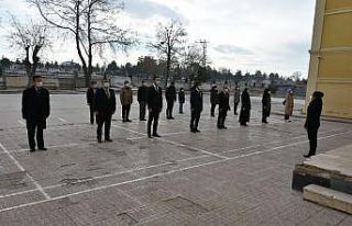 Karaman’da tüm okullarda İstiklal Marşı okundu