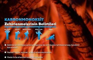 Karbonmonoksit zehirlenmelerine dikkat