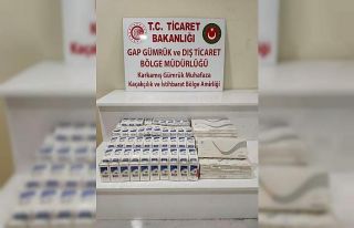 Karkamış’ta 2 bin 150 paket kaçak sigara yakalandı