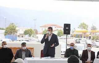 Kaş’ta kapalı pazar yeri ve otopark projesi çalışmaları...