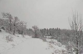 Kastamonu’da köylerin yarısının yolu kar yağışı...