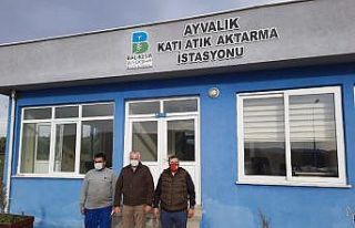 Katı atık aktarma istasyonunu incelediler