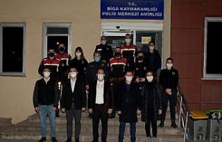 Kaymakam Can ve Başkan Erdoğan, çalışanları...
