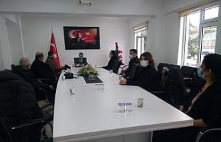 Kaymakam Hakan Alkan, basın mensupları ile bir araya...