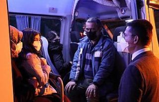 Kaymakam Kaptanoğlu, jandarma kontrol uygulama noktasını...