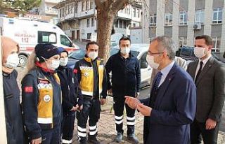 Kaymakam Pişkin, 112 Acil Sağlık Hizmetleri istasyonunu...