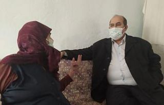 Kaymakam Ünal’dan ihtiyaç sahibi ailelere ziyaret