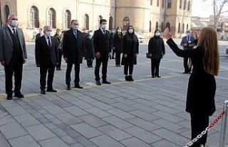 Kayseri Lisesi’nde bayrak töreni gerçekleştirildi