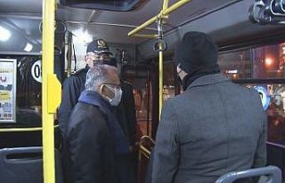 Kayseri protokolünden yılbaşı denetlemesi