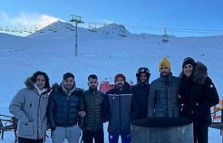 Kayserisporlu futbolcular Erciyes’te stres attılar