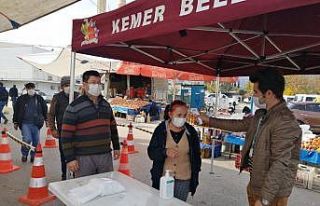 Kemer Belediyesi, korona virüs tedbirlerini sürdürüyor