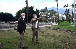 Kemer Belediyesi’nden park çalışmaları