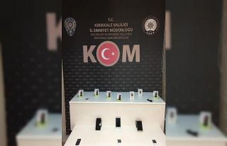 Kırıkkale’de gümrük kaçağı cep telefonları...