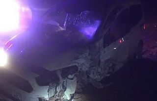 Kırıkkale’de iki otomobil çarpıştı: 1 yaralı