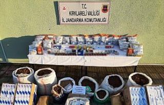 Kırklareli’nde kaçak tütün operasyonu: 2 gözaltı