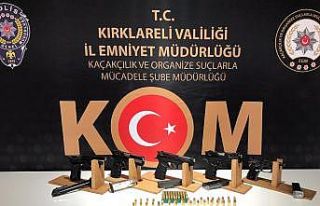 Kırklareli’nde sahte para ve ruhsatsız tabanca...