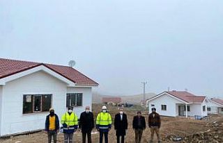Kırsal mahallelerdeki deprem konutları yükseliyor