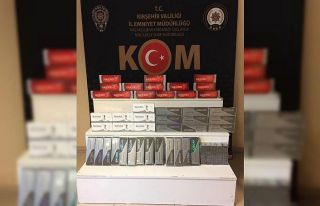 Kırşehir’de KOM ekipleri, 859 paket kaçak sigara...