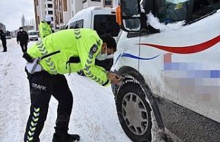Kış lastiği denetimine ağırlık