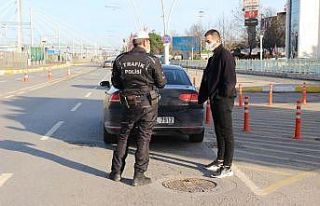 Kısıtlama ihlalinden tutanak tutan polislerin gerçek...