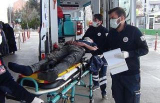 Kısıtlamada kaza yapınca yakayı ele verdi