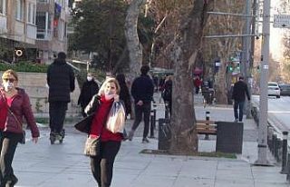 Kısıtlamaya rağmen Bağdat Caddesi’ndeki yoğunluk...