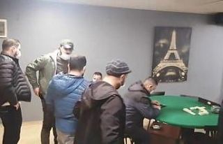 Kocaeli’de kısıtlamayı ihlal ederek kumar oynayan...