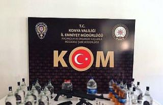 Konya’da sahte alkol yakalandı