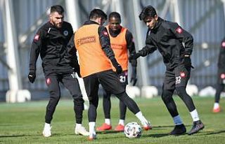 Konyaspor, Antalyaspor maçı hazırlıklarını sürdürdü
