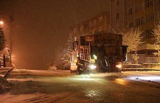 Körfez’de kar mesaisi
