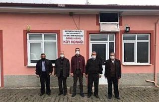 Köylerde yatırımları inceledi, Koronavirüs salgını...