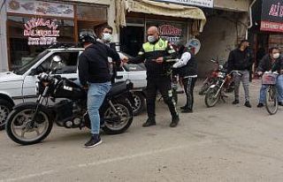 Kozan’da kask denetimi