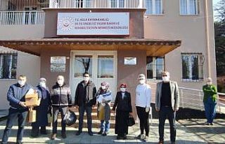 Kula Rehabilitasyon Merkezi’nde aşılama çalışması...