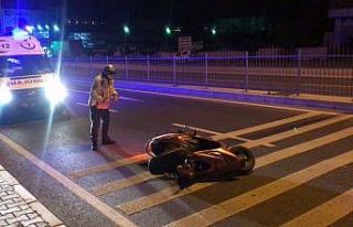 Kuşadası’nda motosiklet kazası: 1 ağır yaralı